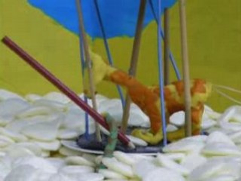 La girafe et le serpent