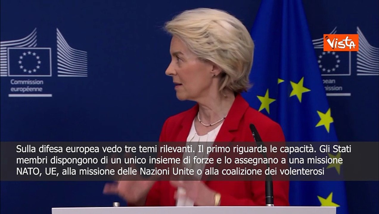 Von der Leyen: Dobbiamo costruire un muro di droni per rispondere a incursioni russe