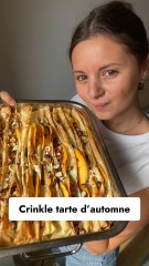 Recette Facile de Tarte Crinkle d'Automne 🍁
