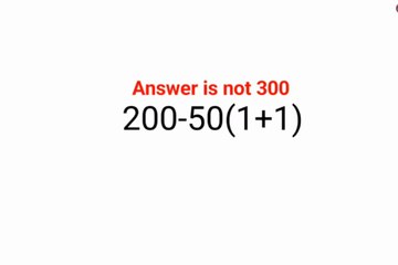 200-50(1+1) The answer is not 300. 99% failed! Can you do it? #math #logicalstation #mathproblem #logicalstation #fastandeasymaths