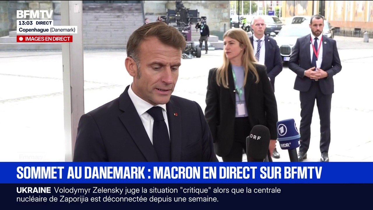 Survol de drones au Danemark: "Nous devons coopérer entre nous pour protéger notre espace commun", assure Emmanuel Macron