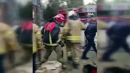 Arnavutköy’de fabrika yangını