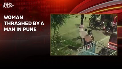 Young woman beaten up by man on busy road in Pune