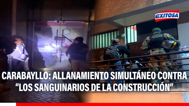 'Los Sanguinarios de la Construcción': Realizan allanamiento en simultáneo contra organización criminal liderada por alias 'El Jorobado'