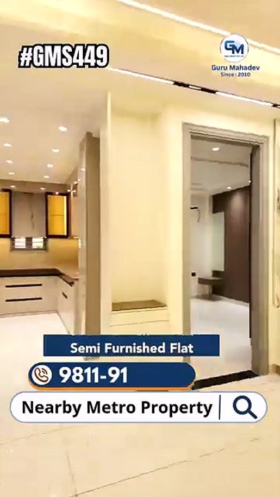 3BHK Property Nearby Dwarka For Sale