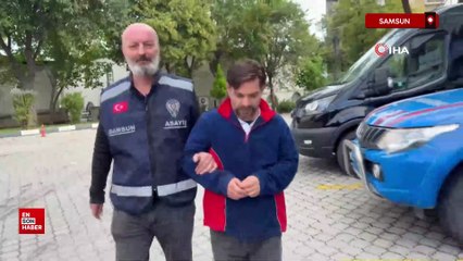 Samsun'da keşif yapan ve eve tırmanan hırsız kameraya yakalandı