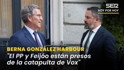 Berna González Harbour: "El PP y Feijóo están presos de la catapulta de Vox, que le llena de veneno de extrema derecha"