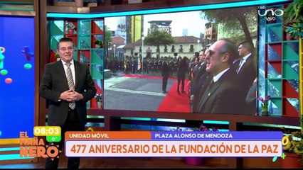 LA PAZ INICIA CELEBRACIÓN POR SU FUNDACIÓN, MINISTRO DE GOBIERNO HABLA SOBRE VARIOS TEMAS