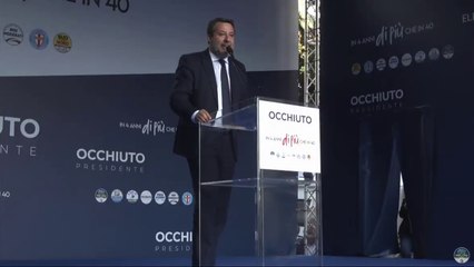 Salvini: «Altro che pro Palestina, qui siamo pro Calabria»