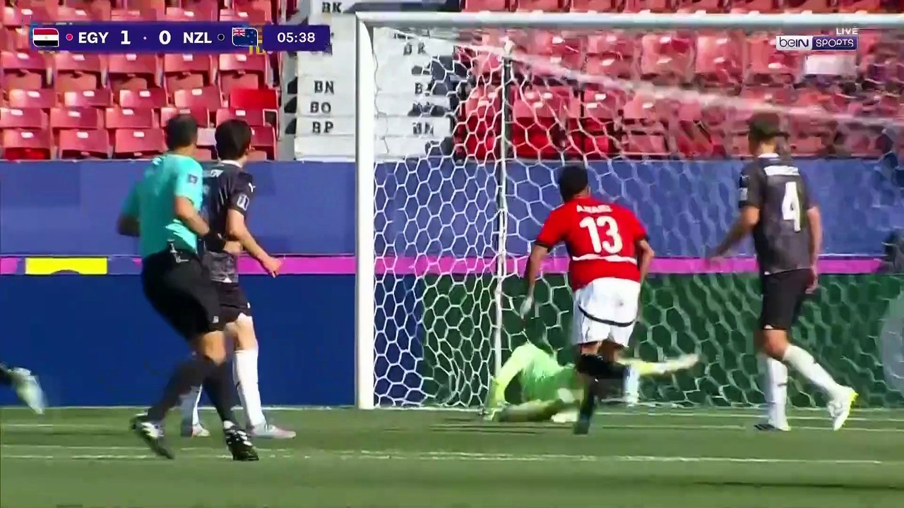 الشوط الاول مباراة مصر ونيوزلندا كاس العالم للشباب 30-9-2025