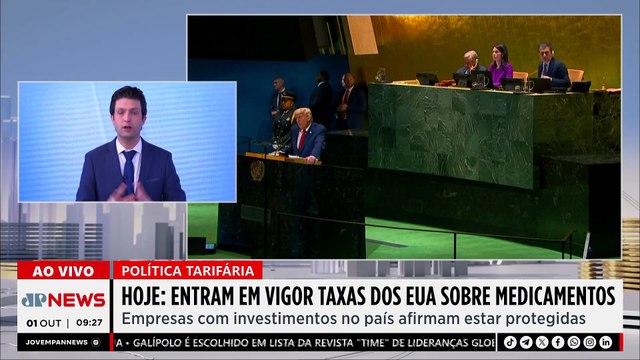 Novas taxas dos EUA sobre medicamentos e caminhões entram em vigor