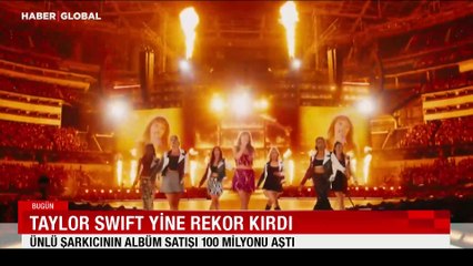 Taylor Swift rekora doymuyor: Ünlü şarkıcının albüm satışı 100 milyonu aştı