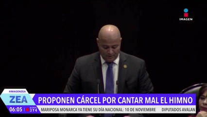 Diputado de Morena propone cárcel para quien se equivoque en la interpretación del Himno Nacional