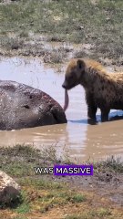 Hippo explosion #animals #wildlife #fyp