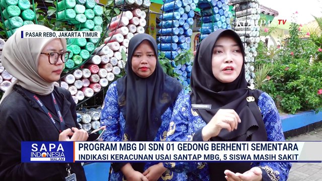 5 Siswa Belum Pulih, Program MBG di SDN 1 Gedong Jakarta Timur Dihentikan Sementara | SAPA MALAM