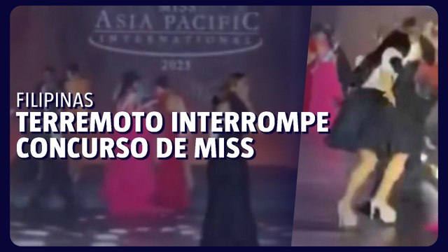 Terremoto interrompe concurso de Miss nas Filipinas