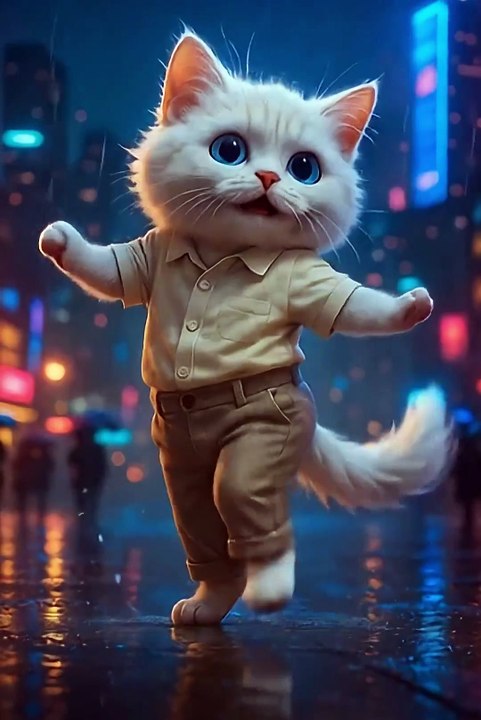 Try Not To Laugh | Dancing Cats Compilation 2025 | Cute Cats Dancing to Mewo Mewo | AI Cats Stories