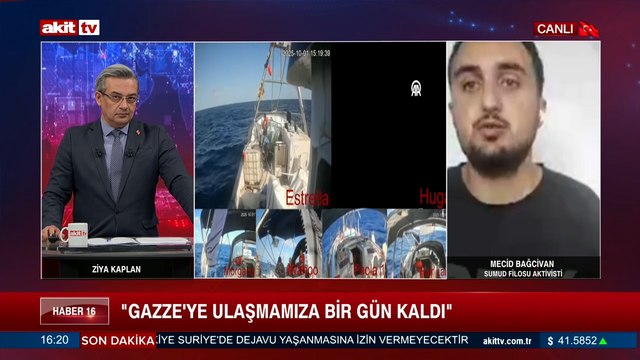 Sumud Filosu Aktivisti Mecid Bağcivan Sumud Filosu'ndaki son durumu anlattı