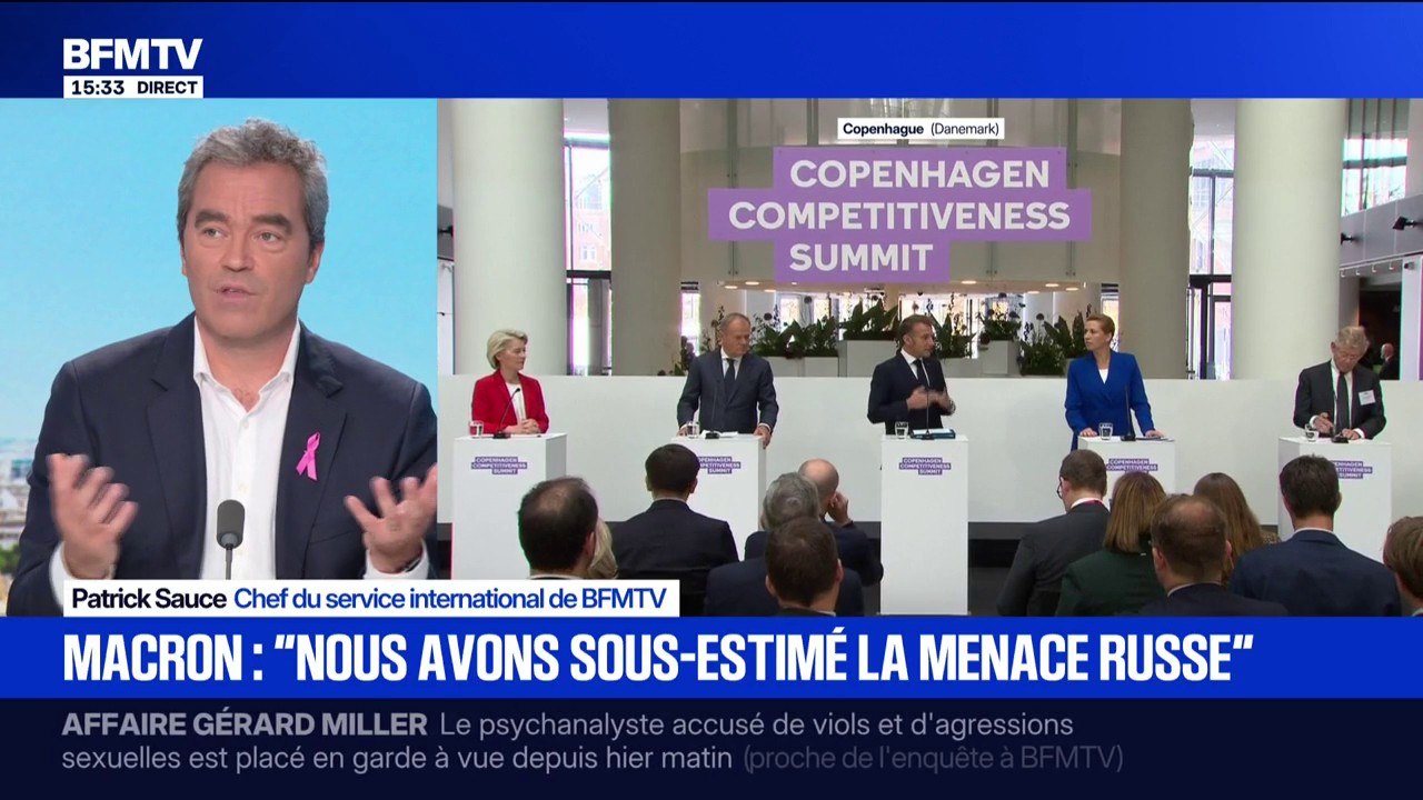 "Rien n'est exclu" en terme de riposte si un avion russe viole l'espace aérien européen affirme Emmanuel Macron