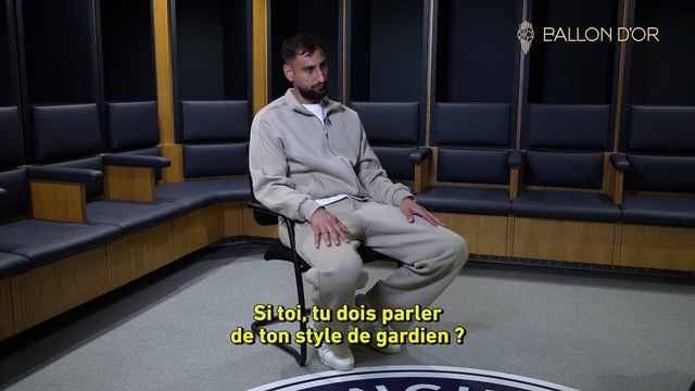 Gianluigi Donnarumma : « La qualité fondamentale pour un gardien, c’est de faire des arrêts » - Foot - Trophée Yachine