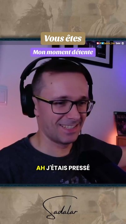 Vous êtes mon moment détente 🥰