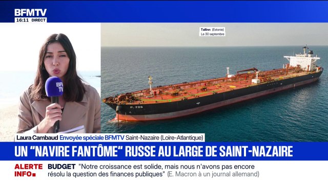 Un navire fantôme russe au large de Saint-Nazaire