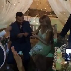 الفيديو الأوّل لخطوبة أحمد فهمي وهنا الزاهد