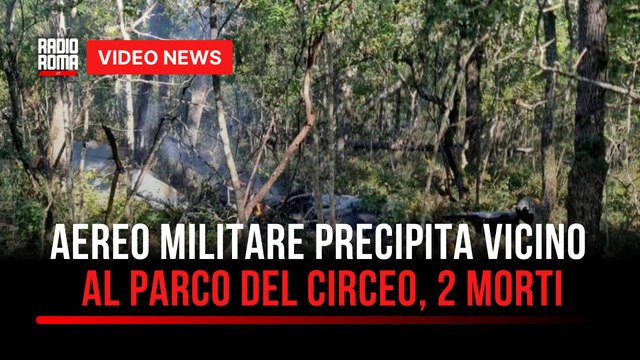 Aereo militare precipita vicino al Parco del Circeo, 2 morti