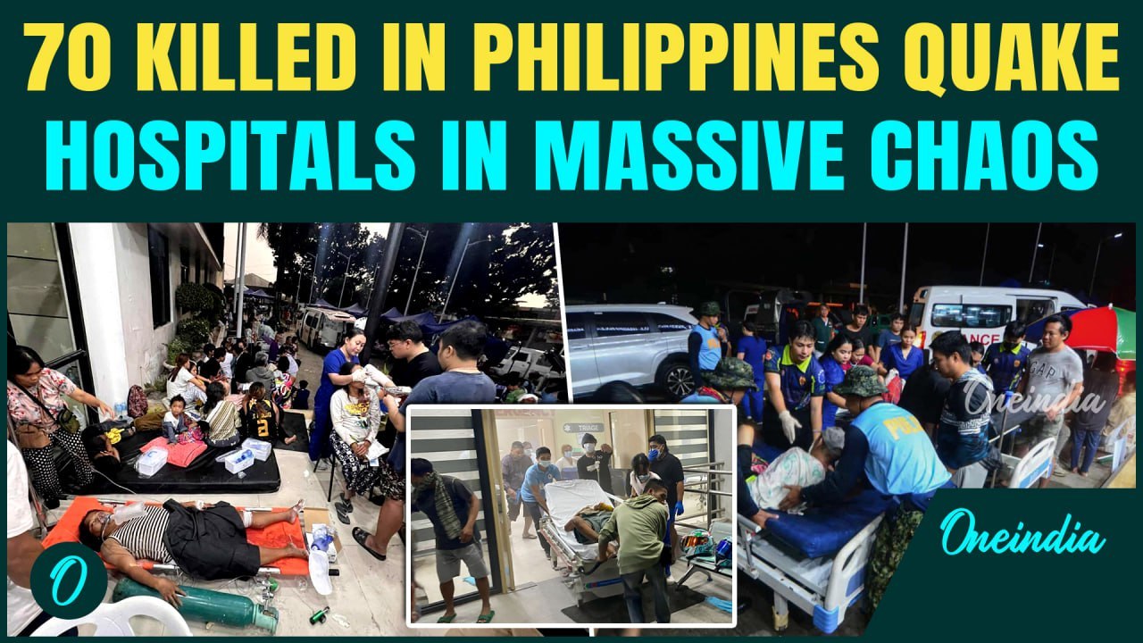 VIDEO: Philippines Earthquake FLOODS Hospitals With Patients as 70 Killed in 6.9 Magnitude Quake