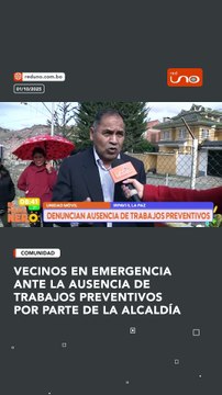 VECINOS EN EMERGENCIA ANTE LA AUSENCIA DE TRABAJOS PREVENTIVOS POR PARTE DE LA ALCALDÍA