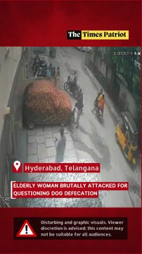 Hyderabad: Elderly Woman Brutally Attacked for Questioning Dog Defecation