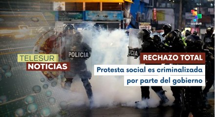 Más de 92 heridos tras represiones en Ecuador