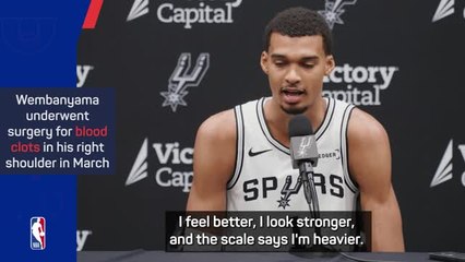 Spurs' Wembanyama reveals 'brutal' offseason battling blood clots