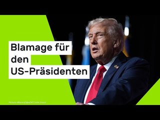 Donald Trump: Blamage für den US-Präsidenten - erneut Shutdown unter "The Don"