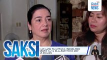 Senate employee at ilang pahayagan, inireklamo ni Nadia Montenegro dahil sa alegasyong may nag-marijuana sa Senado | Saksi