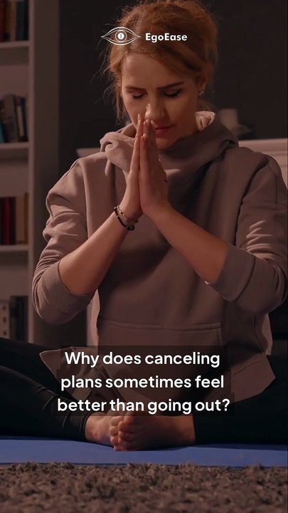 Why Canceling Plans Feels So Good