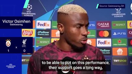 Victor Osimhen Overjoyed After Leading Galatasaray to Historic Win Over Liverpool ⚽