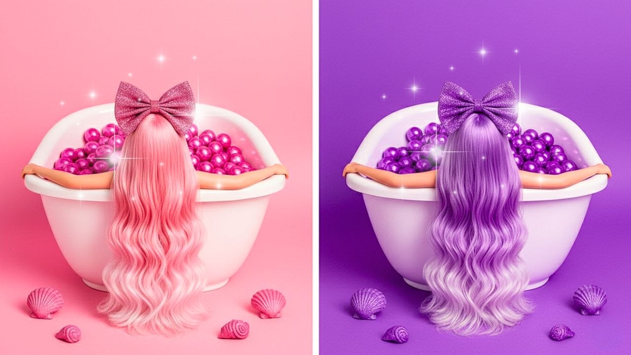 😂 Problèmes Fous de Filles 💅 Ongles Longs VS Cheveux Longs ✨ Hacks à Tester !