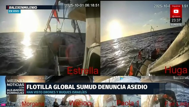 Flotilla humanitaria denuncia presiones de ejército israelí en Gaza