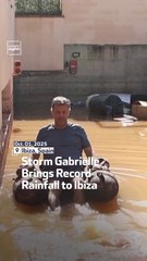 Storm Gabrielle Brings Record Rainfall To Ibiza