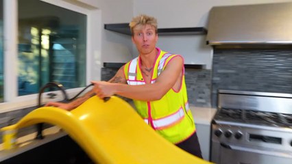 "I Built a Waterpark In My House 😱 | INSANE DIY Project"