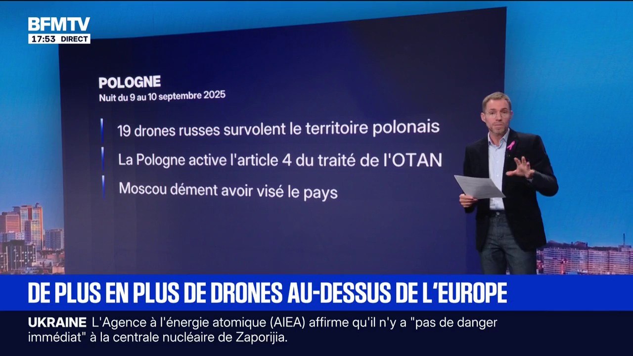 LES ÉCLAIREURS - De plus en plus de drones au-dessus de l'Europe