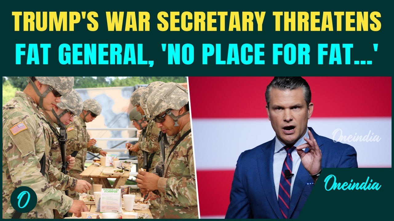 VIDEO:‘No More Fat Generals’: Trump’s War Secretary Hegseth Orders Pentagon Chiefs To Be Fit For War