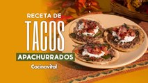 Cómo hacer tacos apachurrados, receta práctica