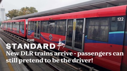 New DLR trains arrive - passengers can still pretend to be the driver!
