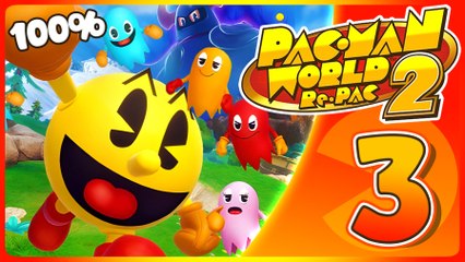 Pac-Man World 2: Re-PAC Walkthrough Part 3 (PS5) 100% Snowy Mountain