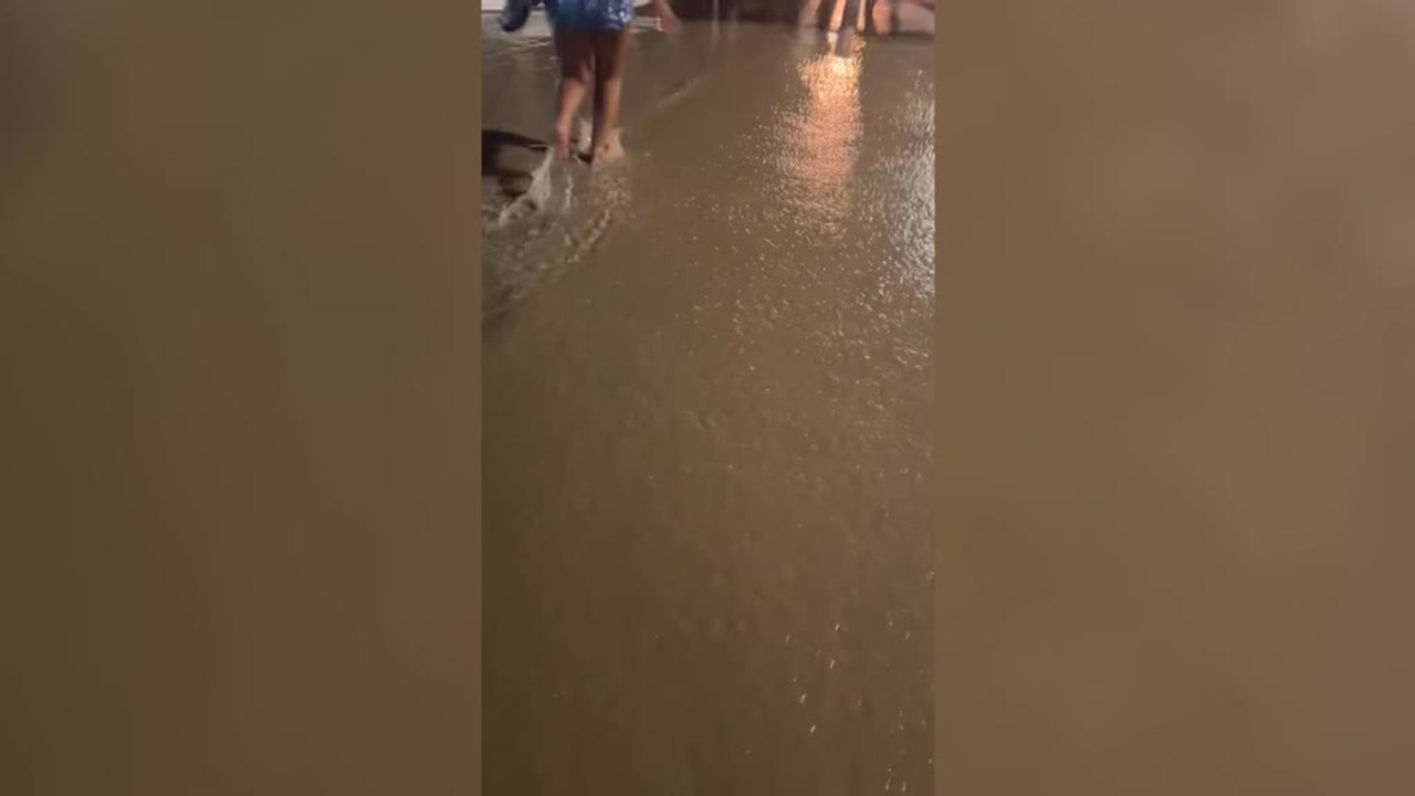 Ibiza Party Streets Flooded