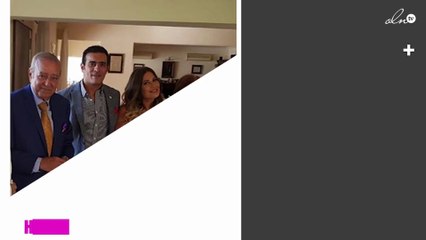 الصور الأولى من عقد قران طارق جميل ومنّة حسين فهمي