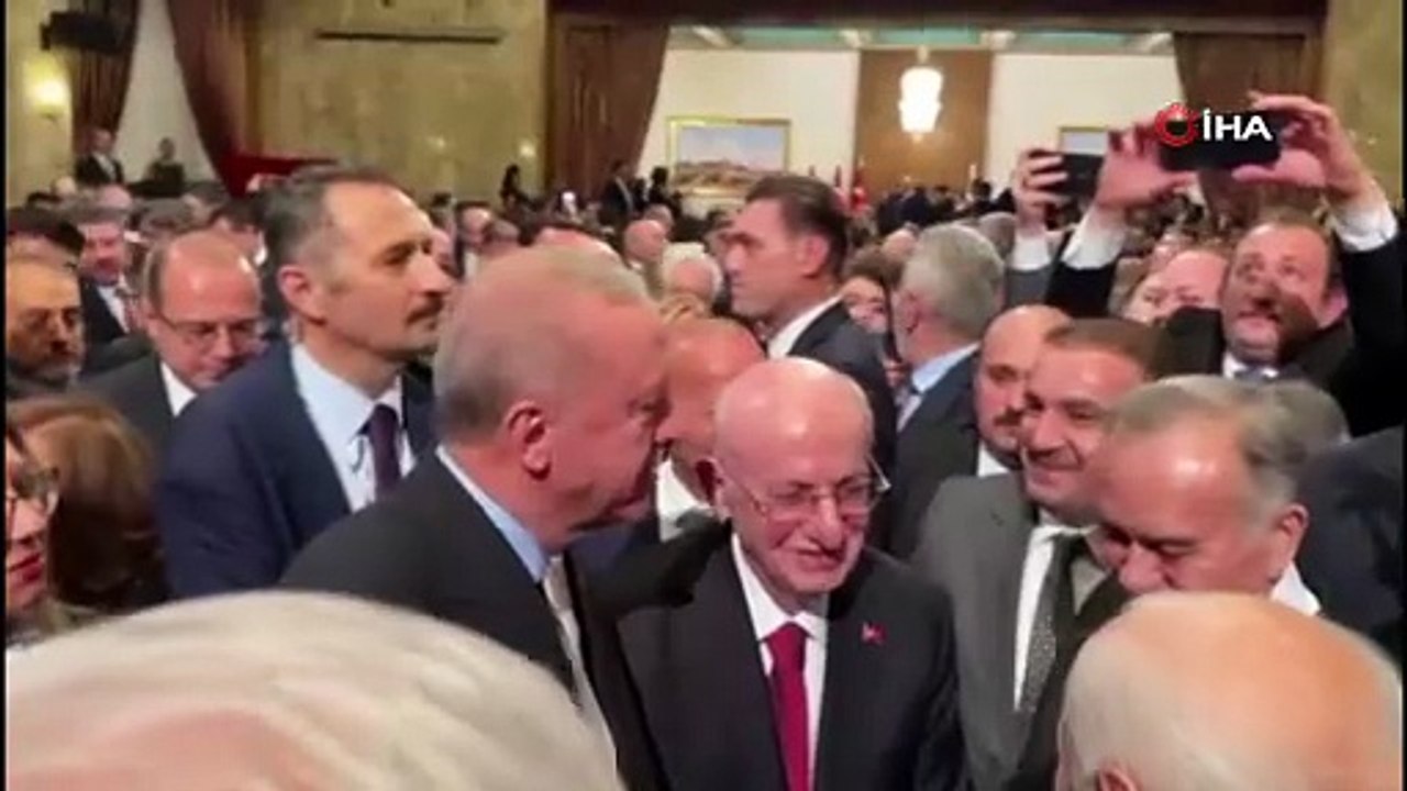 Cumhurbaşkanı Recep Tayyip Erdoğan, TBMM Başkanı Numan Kurtulmuş, MHP Lideri Devlet Bahçeli, BBP Genel Başkanı Mustafa Destici ve HÜDA-PAR Genel Başkanı Zekeriya Yapıcıoğlu ile bir araya geldi.