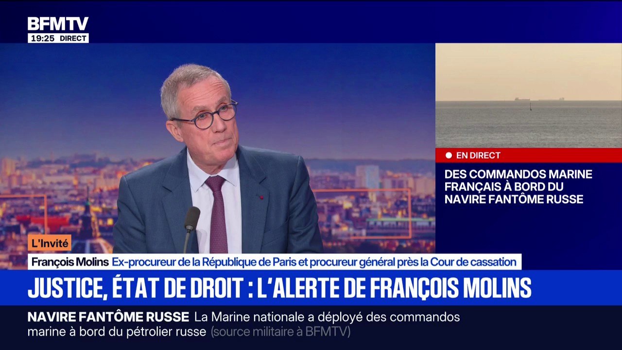 Condamnation de Nicolas Sarkozy: "Je crois en l'impartialité des magistrats", affirme François Molins, ex-procureur de la République de Paris